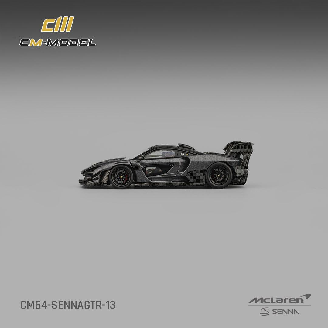 CM Model - Pre-Order - McLaren Senna GTR, Dark Gray - CM64-SennaGTR-13