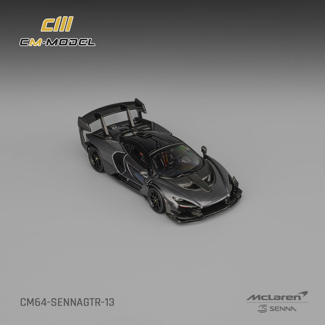 CM Model - Pre-Order - McLaren Senna GTR, Dark Gray - CM64-SennaGTR-13