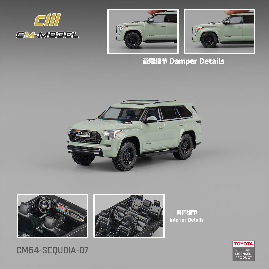 CM Model - Pre-Order - Toyota Sequioa, Cyan - CM64-Sequoia-07