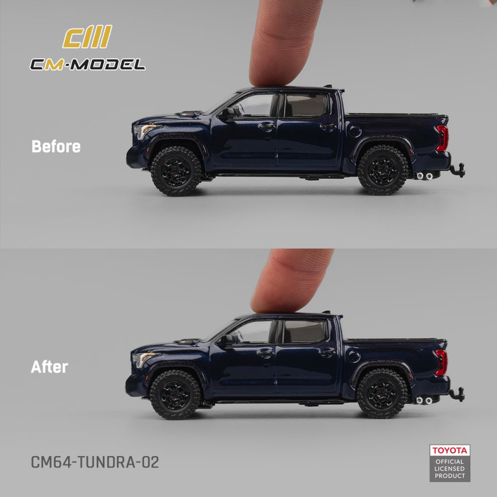 CM Model - Pre-Order - Toyota Tundra Metallic Blue - CM64-Tundra-02