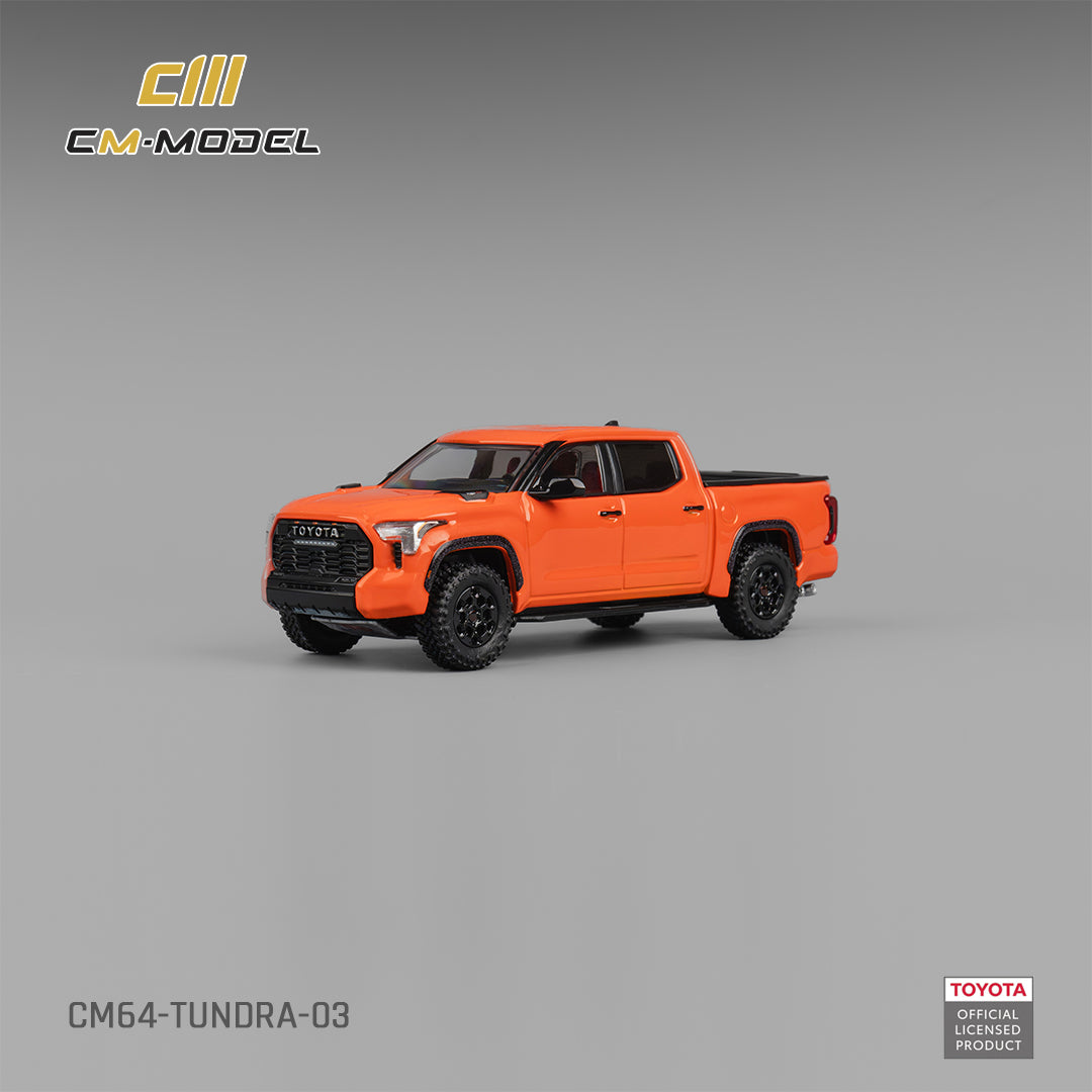 CM Model - Pre-Order - Toyota Tundra TRD Orange - CM64-Tundra-03