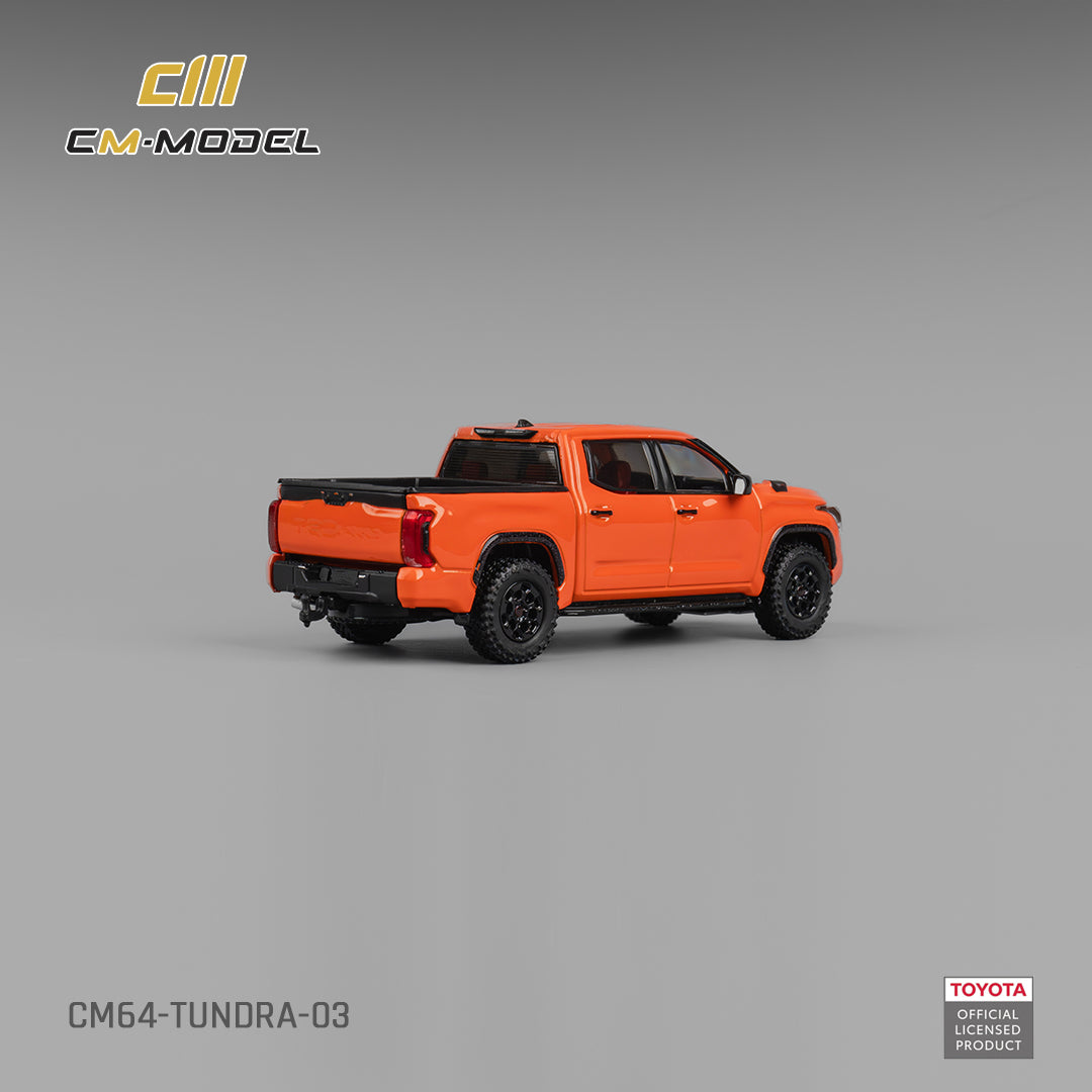 CM Model - Pre-Order - Toyota Tundra TRD Orange - CM64-Tundra-03