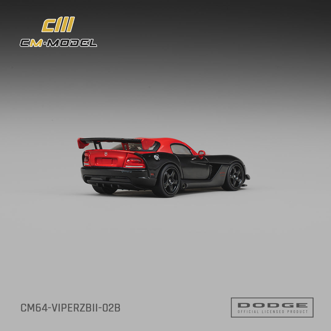 CM Model - Pre-Order - Dodge Viper ACR(ZBII) Viper Black and Red - CM64-ViperZBII-02B