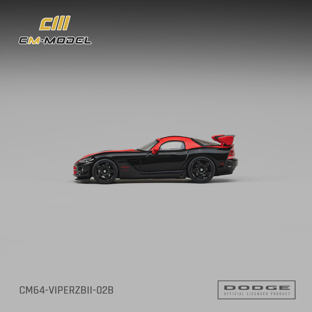 CM Model - Pre-Order - Dodge Viper ACR(ZBII) Viper Black and Red - CM64-ViperZBII-02B