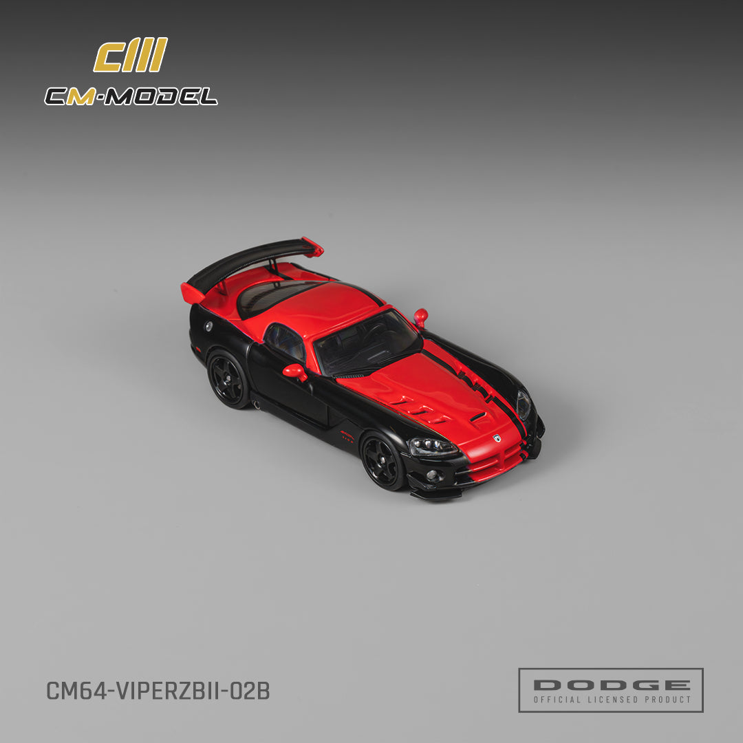 CM Model - Pre-Order - Dodge Viper ACR(ZBII) Viper Black and Red - CM64-ViperZBII-02B