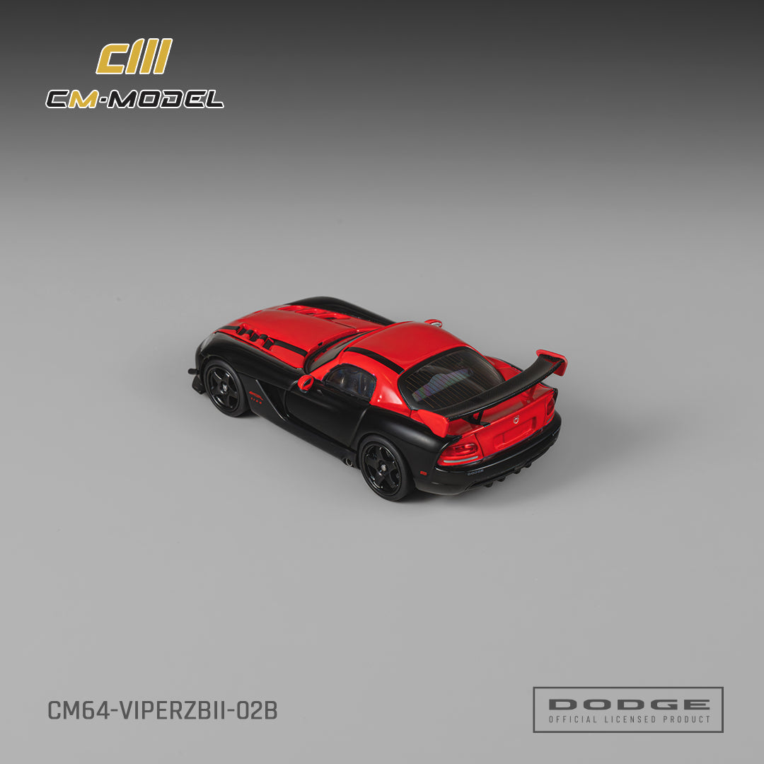 CM Model - Pre-Order - Dodge Viper ACR(ZBII) Viper Black and Red - CM64-ViperZBII-02B