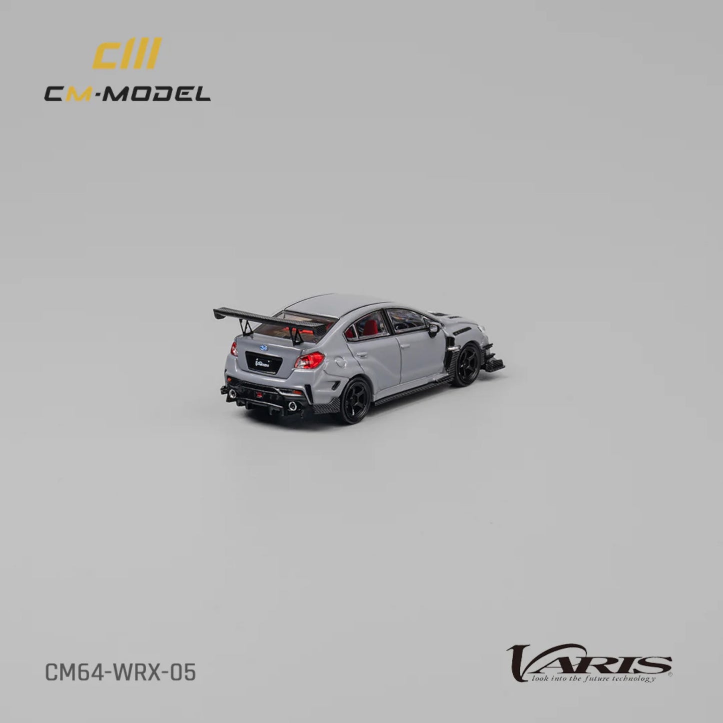 CM Model - Subaru WRX Varis Widebody 2.0 – Gray - CM64-WRX-05