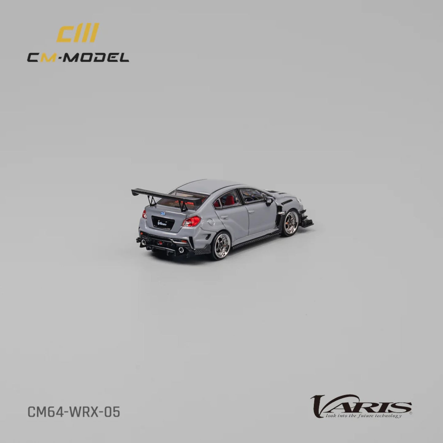 CM Model - Subaru WRX Varis Widebody 2.0 – Gray - CM64-WRX-05