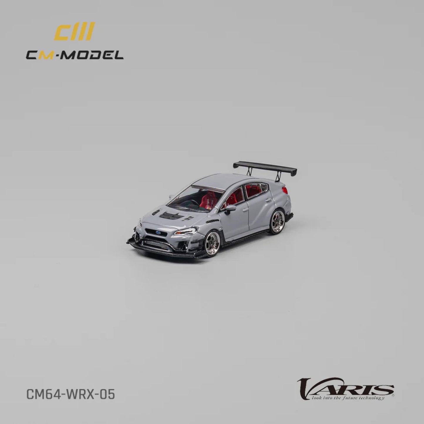 CM Model - Subaru WRX Varis Widebody 2.0 – Gray - CM64-WRX-05