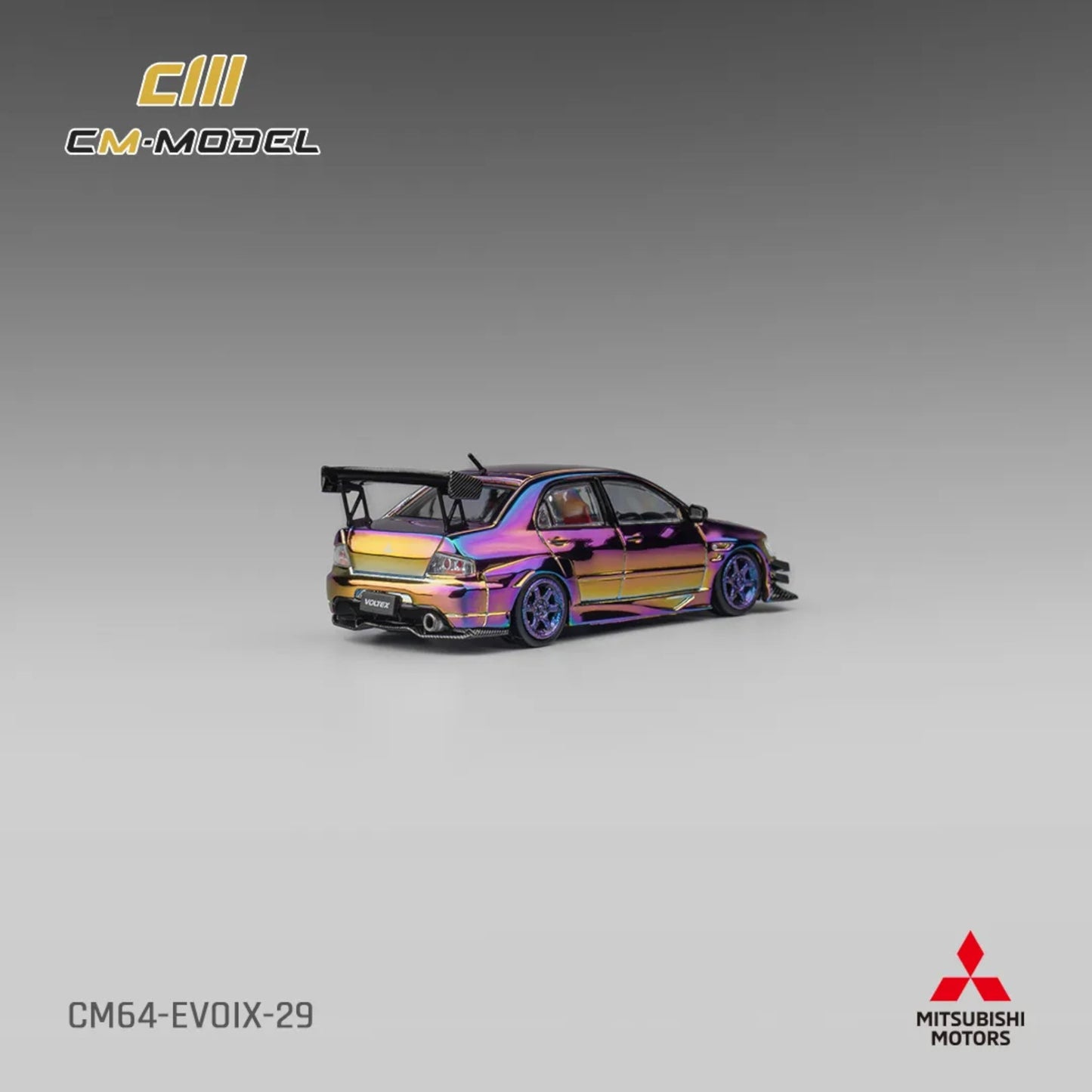 CM Model - Mitsubishi Lancer Evolution IX Widebody - Chrome Purple - CM64-EVOIX-29