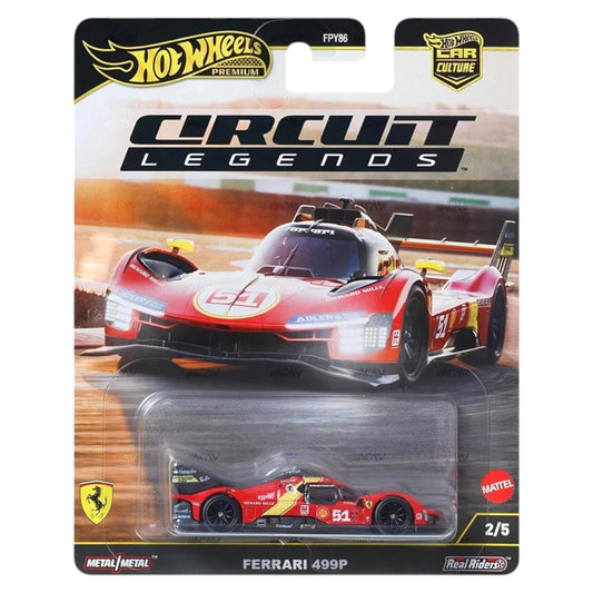 Hot Wheels 2025 - Circuit Legends - Ferrari 499P - JBK49