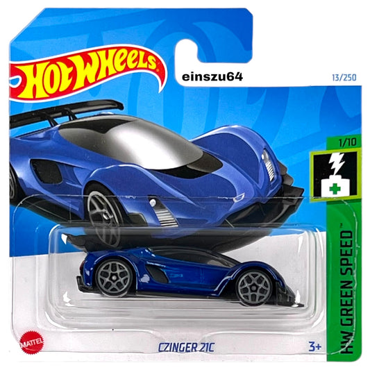 Hot Wheels 2024 - Czinger 21C - Green Speed  1/10 - HRY49 - 13/250 - 1:64
