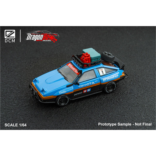 D.BO Models - Pre-Order - AE86 Dooms Day, Titanium Blue - DBM64-AE86D-TBLU