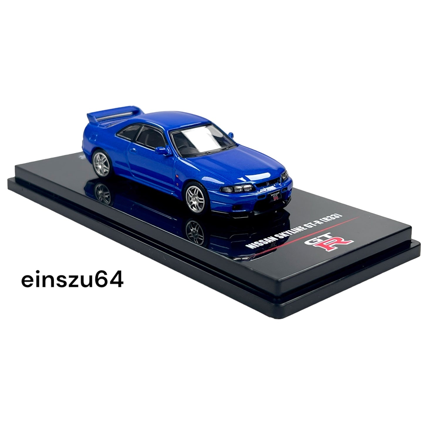 INNO64 - Nissan Skyline GT-R R33, championship blue - IN64-R33-CBL - 1:64