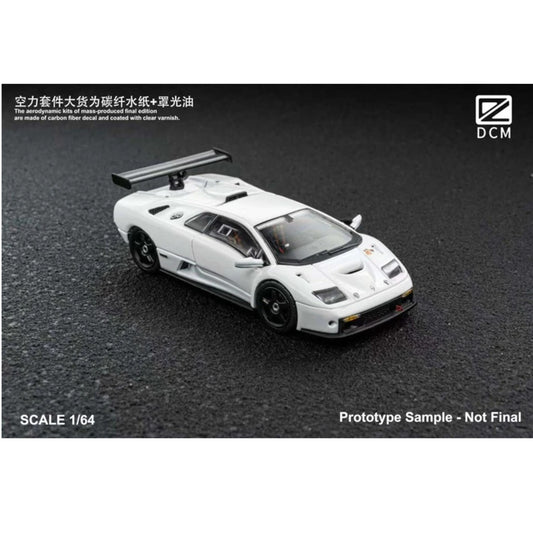 DCM Models- Pre-Order - Lamborghini Diablo GT-R, white - DCM64-DIAGTR-WHI