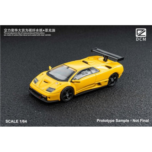 DCM Models- Pre-Order - Lamborghini Diablo GT-R, yellow - DCM64-DIAGTR-YL