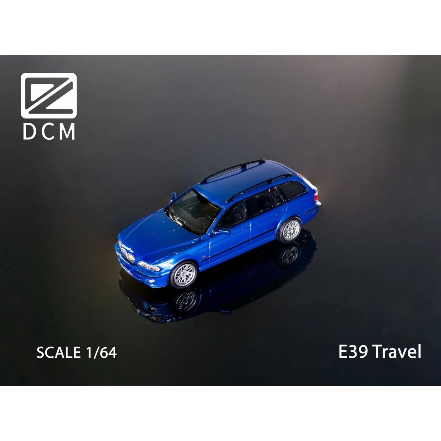 DCM Models - Pre-Order - BMW 5er E39 Touring Metallic Blue - DCM64-E39T-MBLU