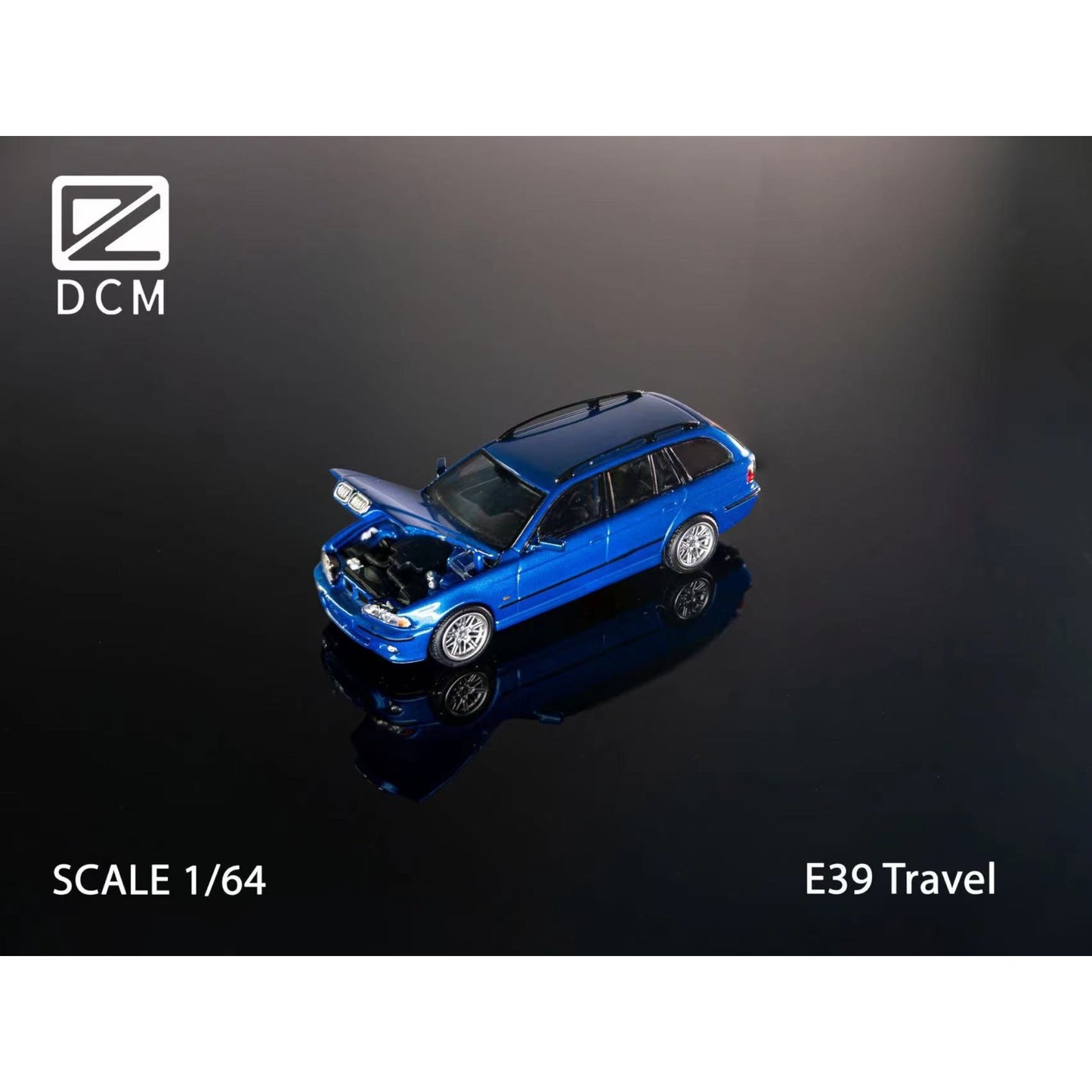 DCM Models - Pre-Order - BMW 5er E39 Touring Metallic Blue - DCM64-E39T-MBLU