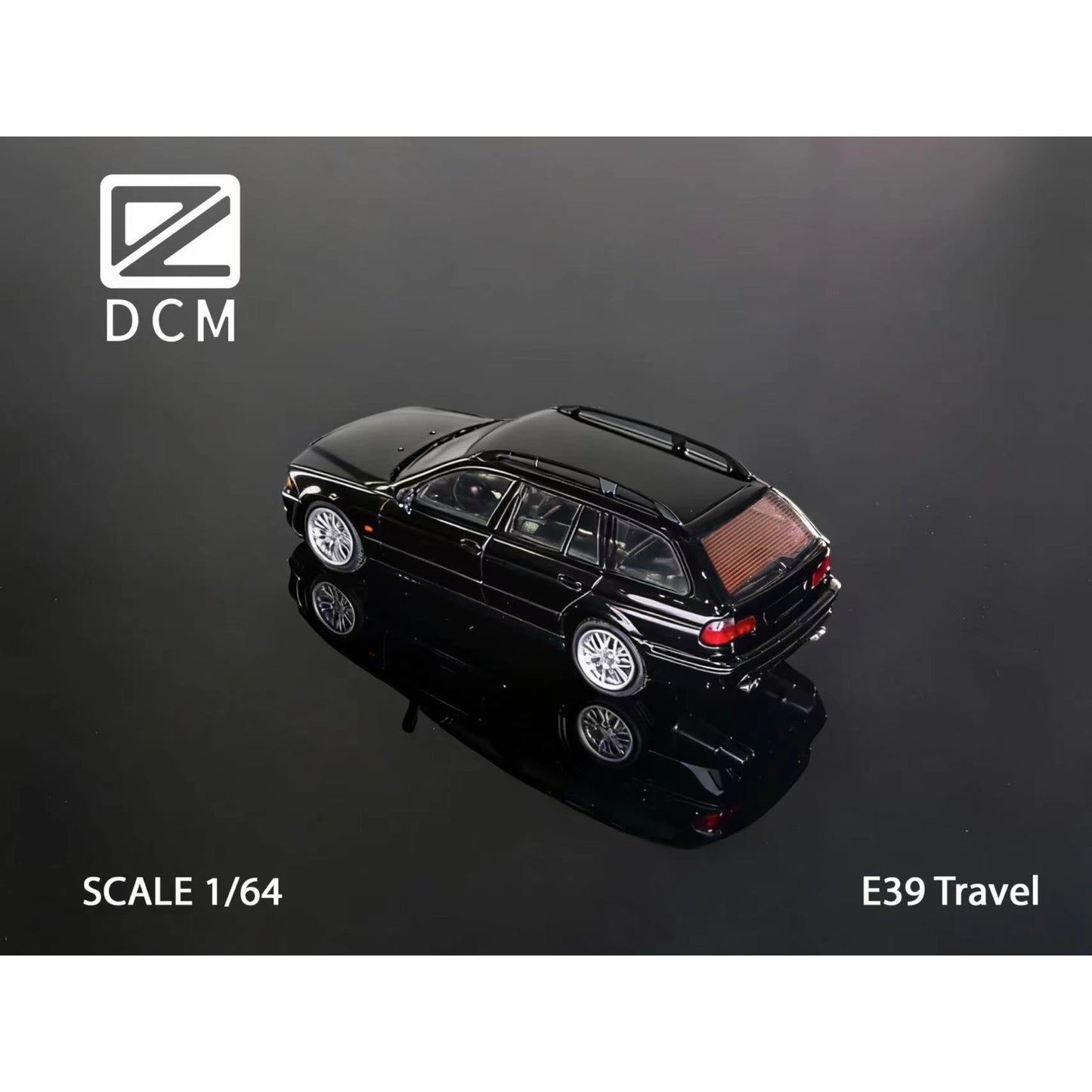 DCM Models - Pre-Order - BMW 5er E39 Touring Piano Black - DCM64-E39T-PBLK