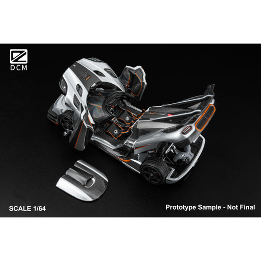 DCM-Models - Pre-Order - Koenigsegg One:1 - silver - DCM64-ONE1-SIL