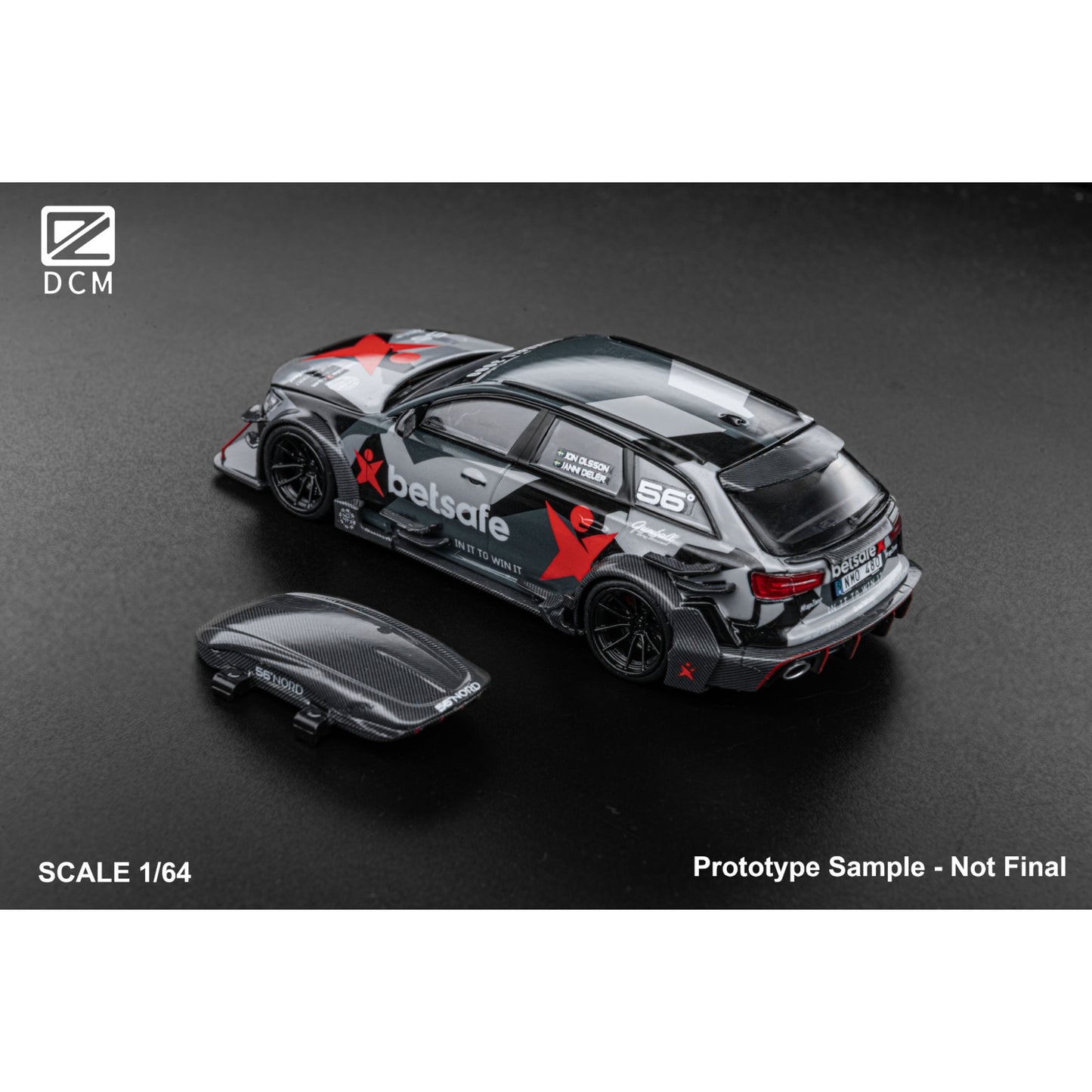 DCM Models - Pre-Order - RS6 C7 DTM Betsafe Gumball 3000 - DCM64-RS6-BS