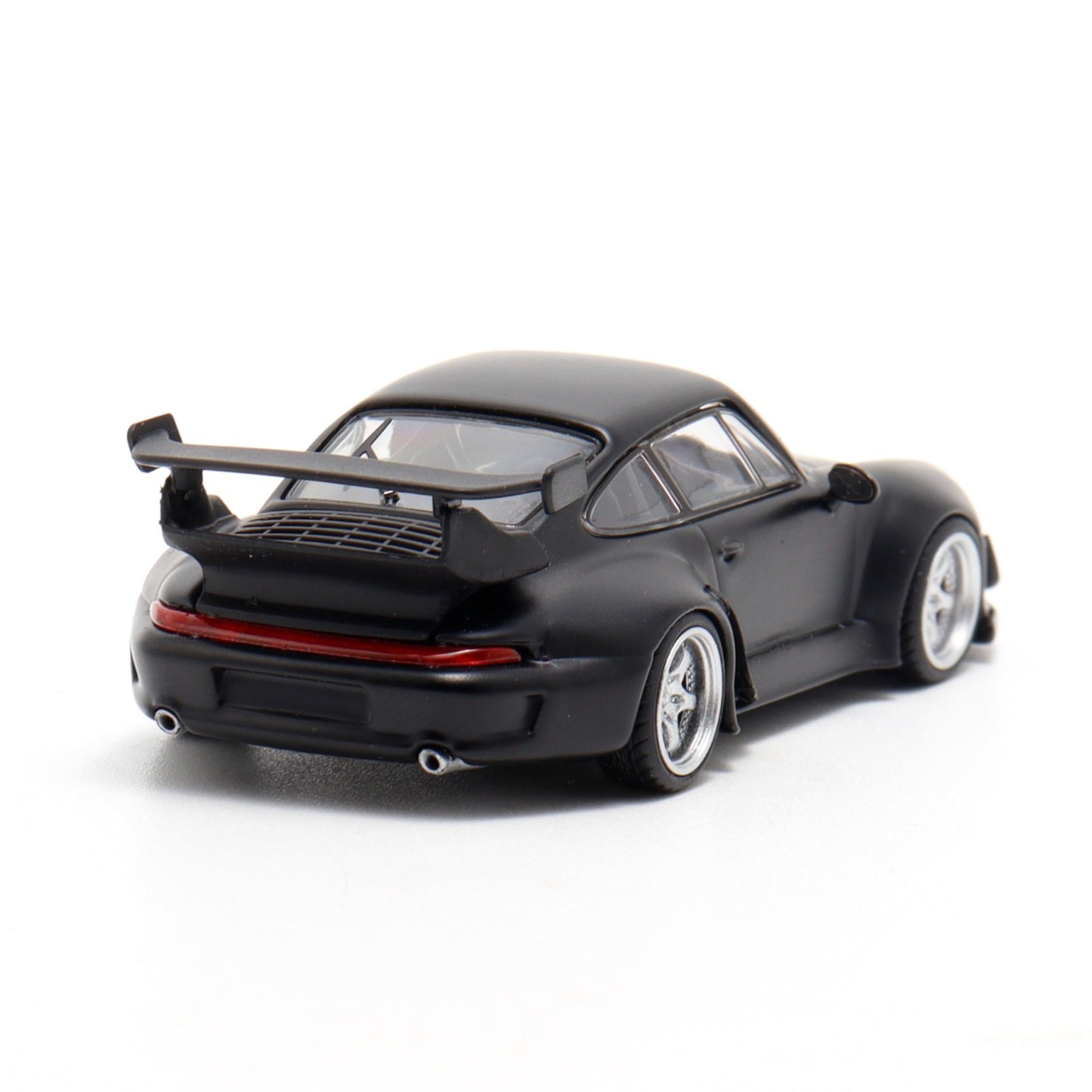 DEcode Models - RWB 993 matte black with silver wheels - DE64002