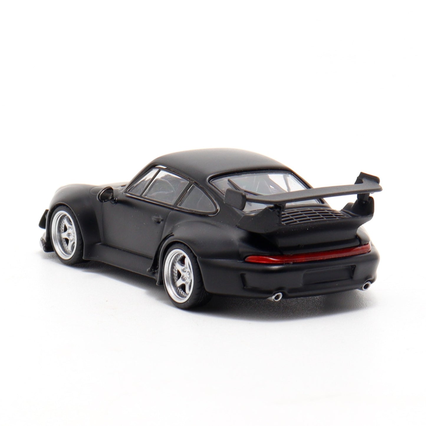 DEcode Models - RWB 993 matte black with silver wheels - DE64002