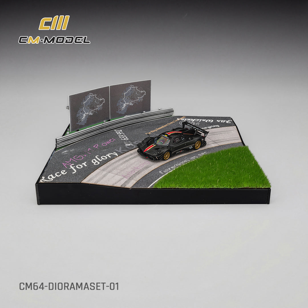 CM Model - Pre-Order - Diorama Set with Zonda Revo Nürburgring Lap Time Model-Specific Decal