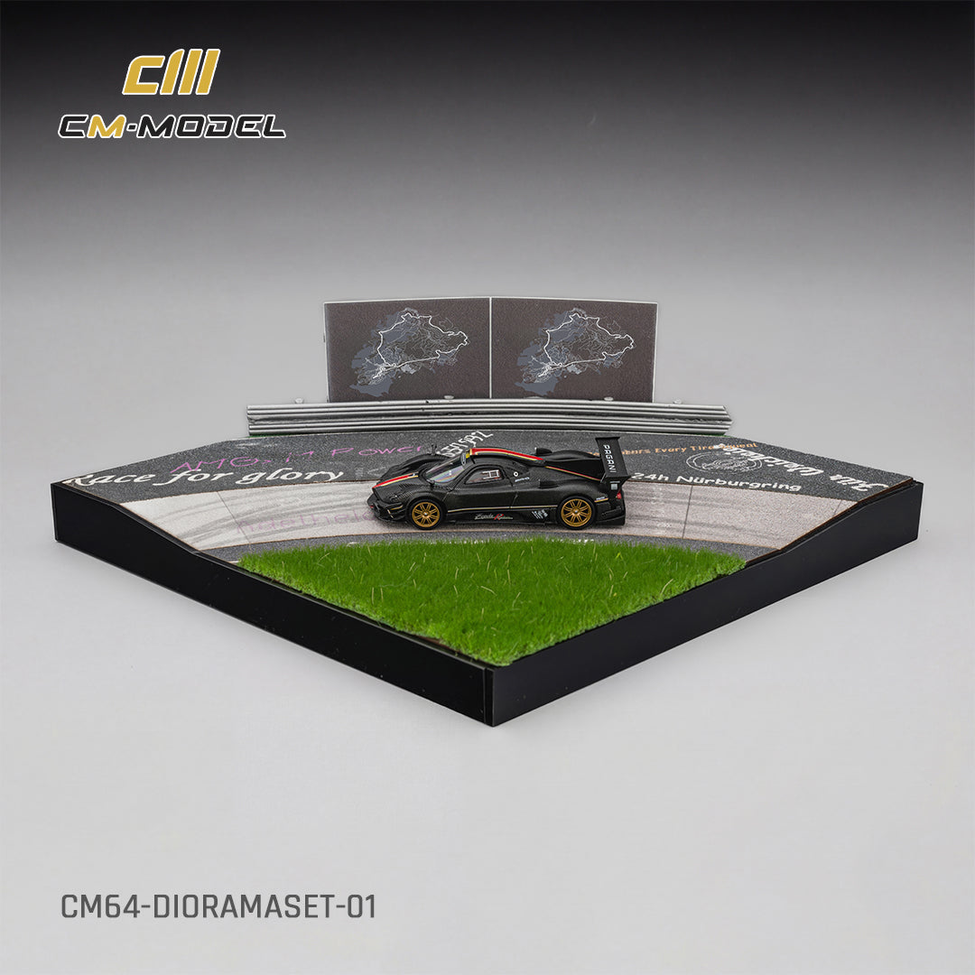 CM Model - Pre-Order - Diorama Set with Zonda Revo Nürburgring Lap Time Model-Specific Decal