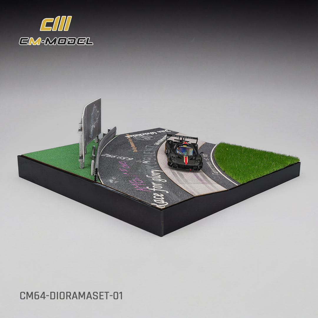 CM Model - Pre-Order - Diorama Set with Zonda Revo Nürburgring Lap Time Model-Specific Decal