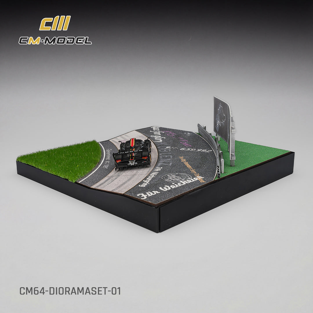 CM Model - Pre-Order - Diorama Set with Zonda Revo Nürburgring Lap Time Model-Specific Decal