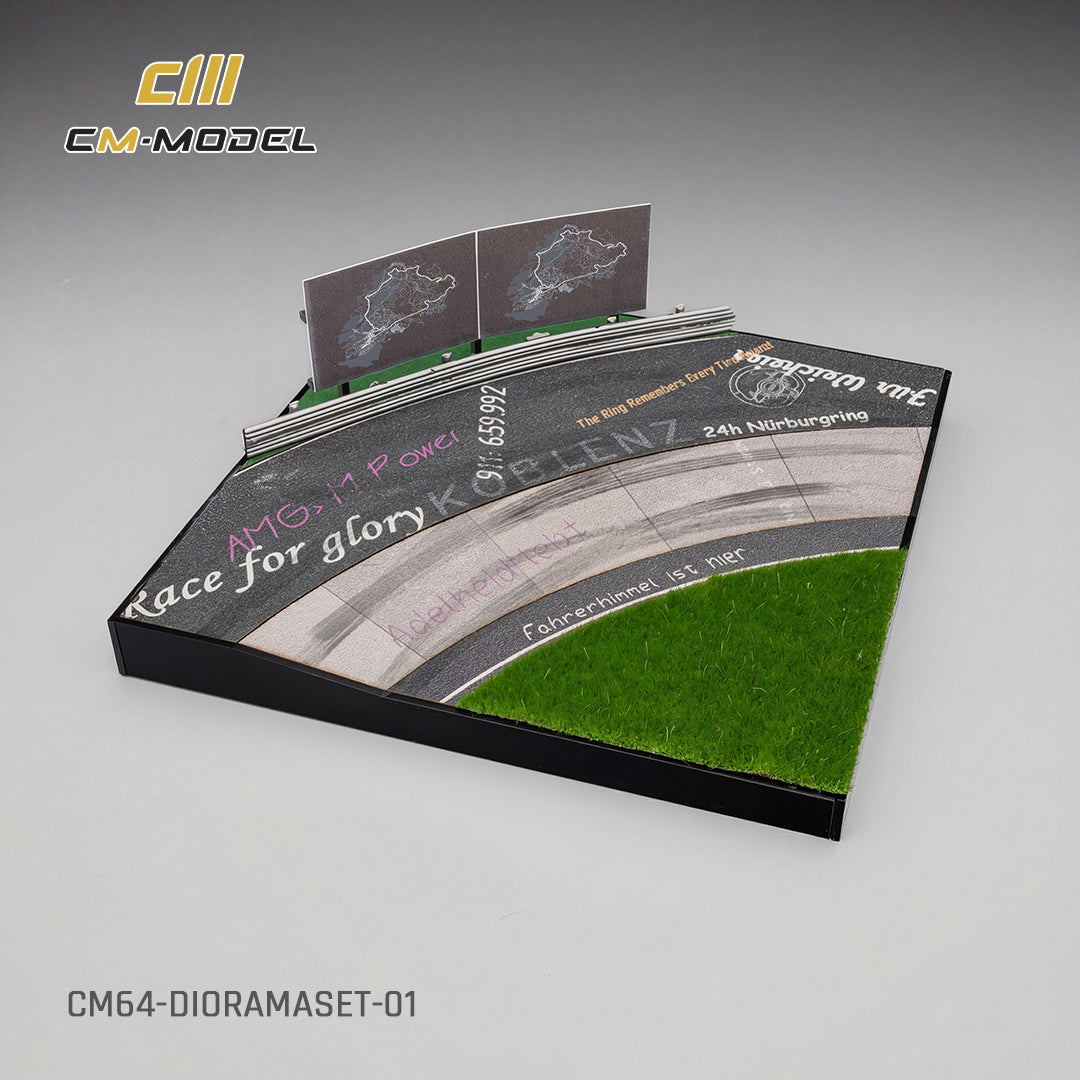 CM Model - Pre-Order - Diorama Set with Zonda Revo Nürburgring Lap Time Model-Specific Decal