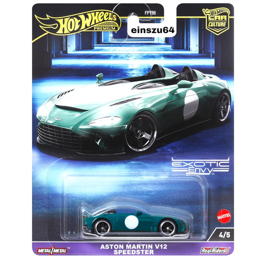 Hot Wheels 2024 - Exotic Envy - Aston Martin V12 Speedster - HKC78 - 1:64