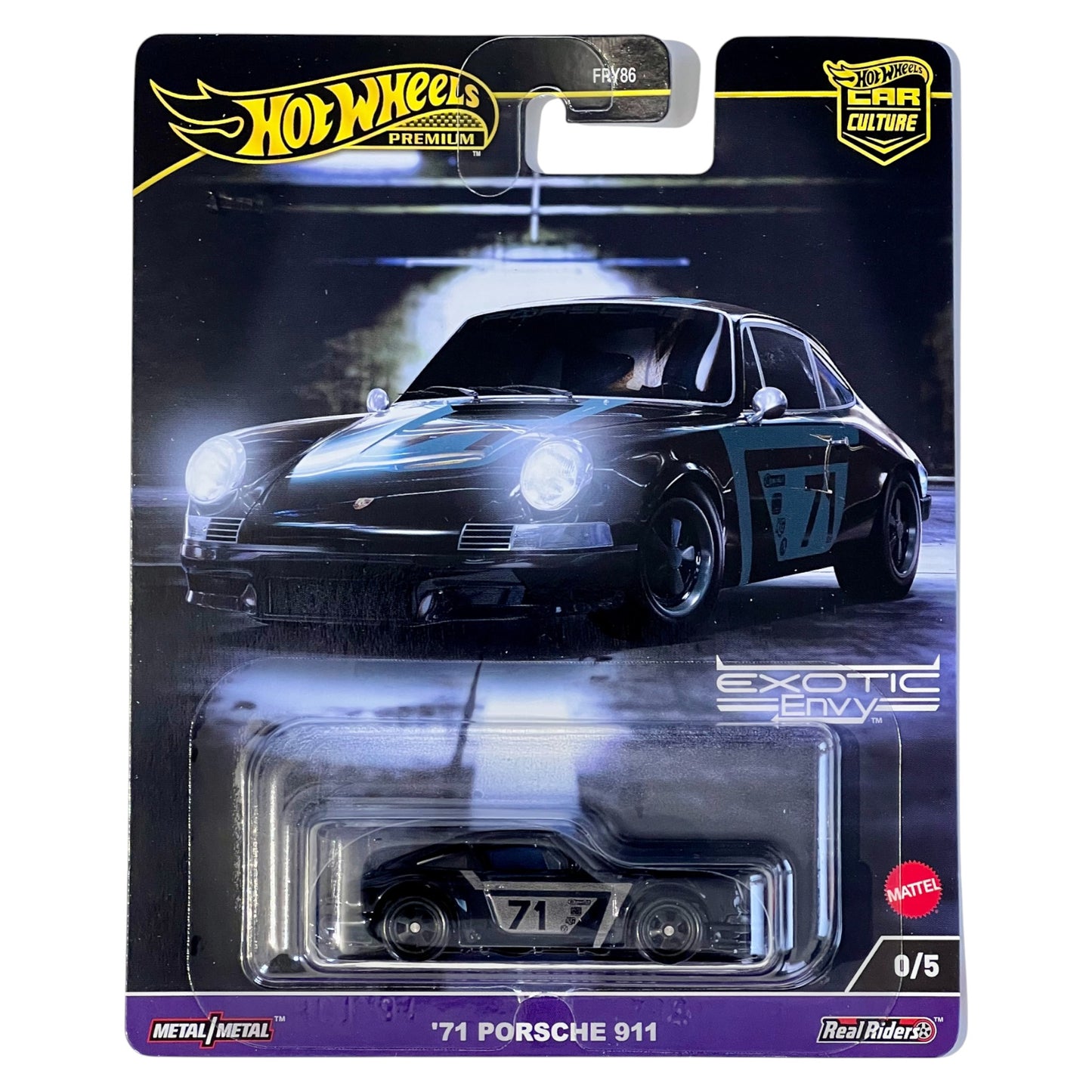 Hot Wheels 2024 - Exotic Envy - 1971 Porsche 911 - Chase Car black - 0/5 - HKC81
