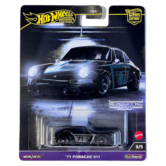 Hot Wheels 2024 - Exotic Envy - 1971 Porsche 911 - Chase Car black - 0/5 - HKC81