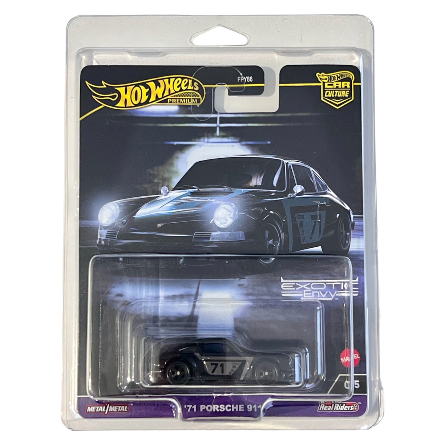 Hot Wheels 2024 - Exotic Envy - 1971 Porsche 911 - Chase Car black - 0/5 - HKC81