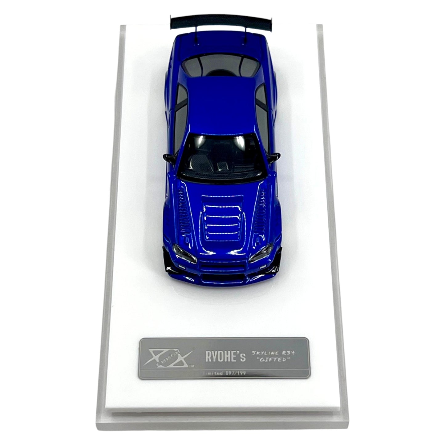 Error404 - Nissan Skyline GT-R (R34) ,blue - Resin - ER404-R34-BLU