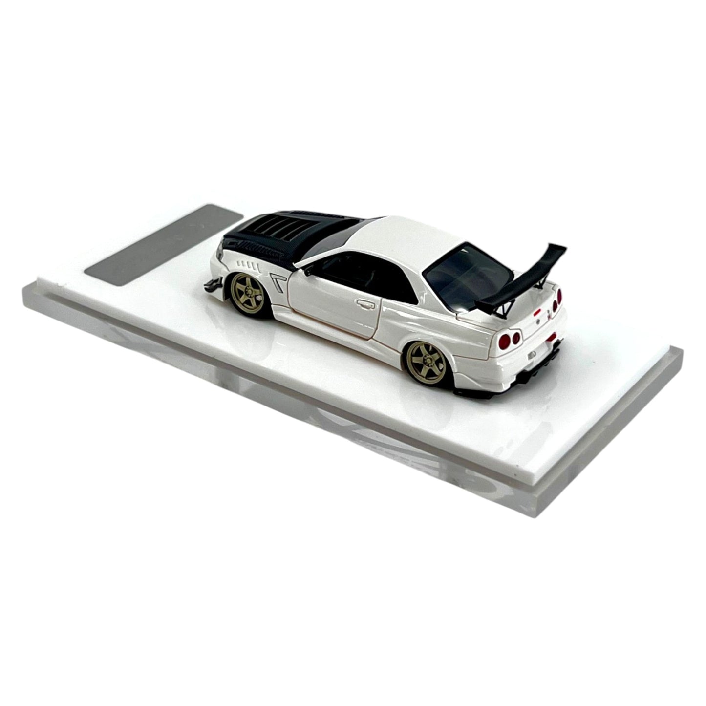 Error404 - Nissan Skyline GT-R (R34) ,white/black - Resin - ER404-R34-WHI
