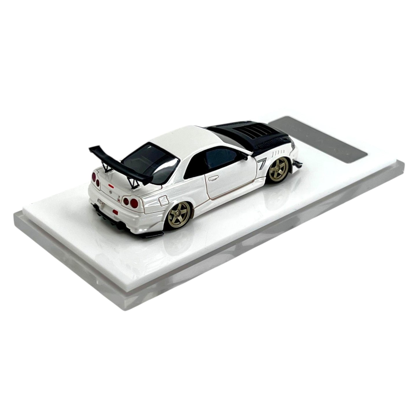 Error404 - Nissan Skyline GT-R (R34) ,white/black - Resin - ER404-R34-WHI