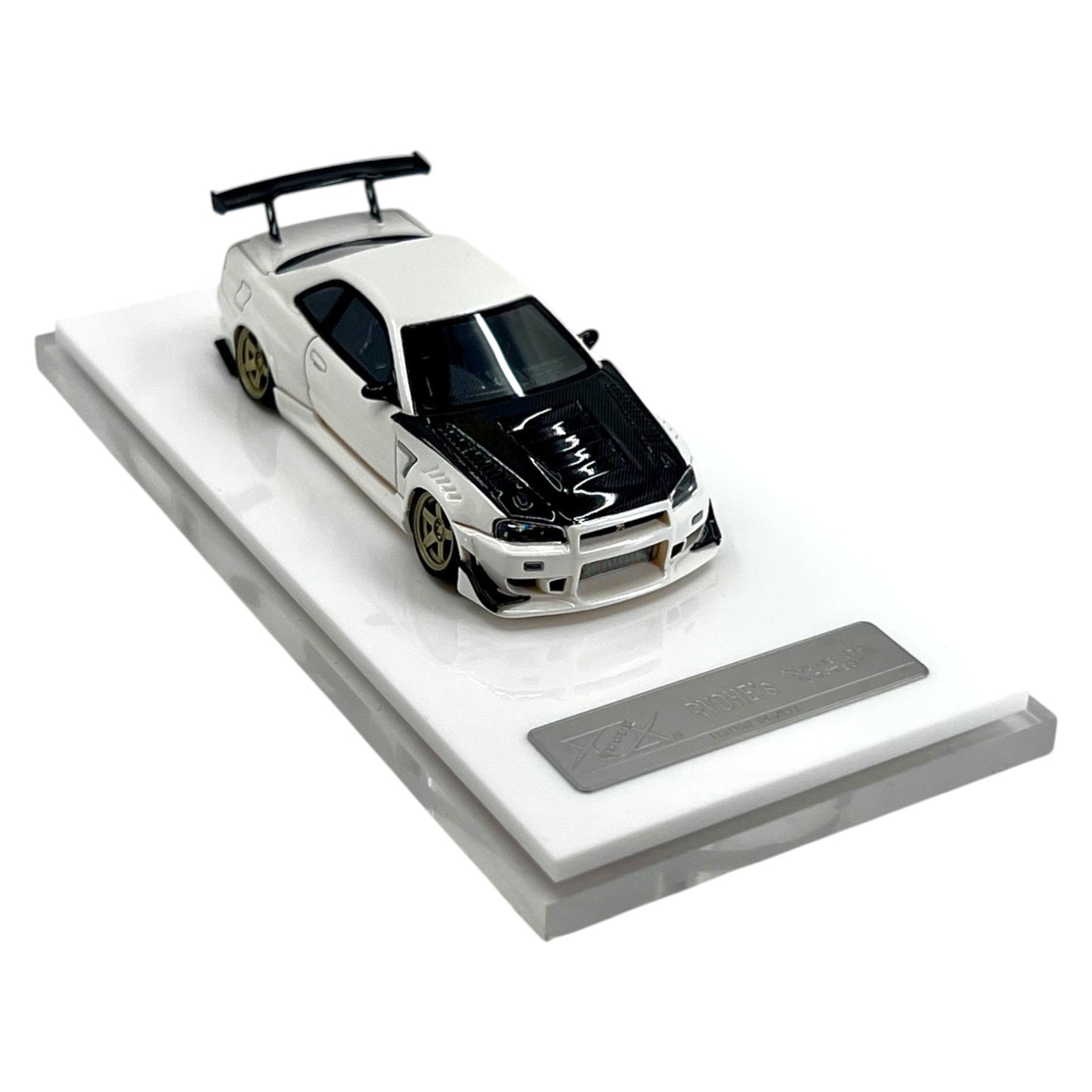 Error404 - Nissan Skyline GT-R (R34) ,white/black - Resin - ER404-R34-WHI