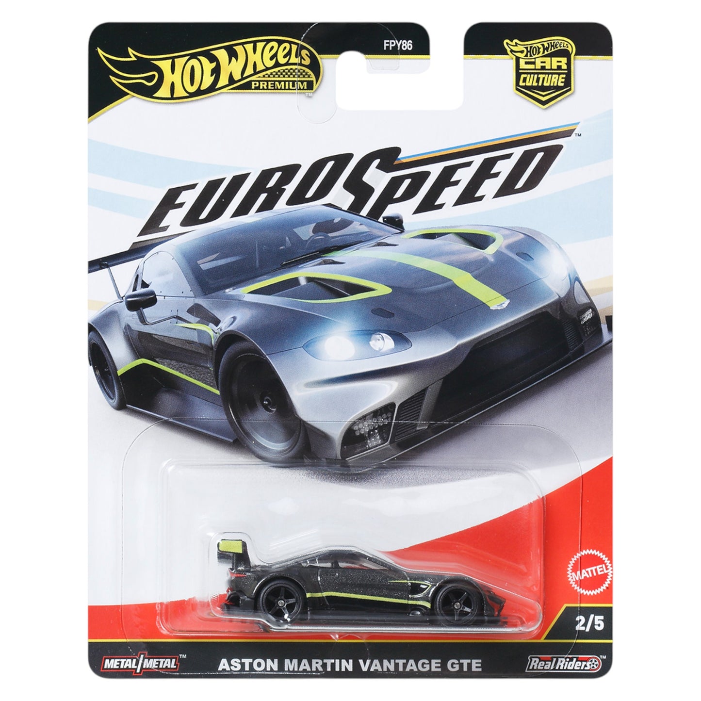 Hot Wheels 2025 - Euro Speed - Aston Martin Vantage GTE - JBK76