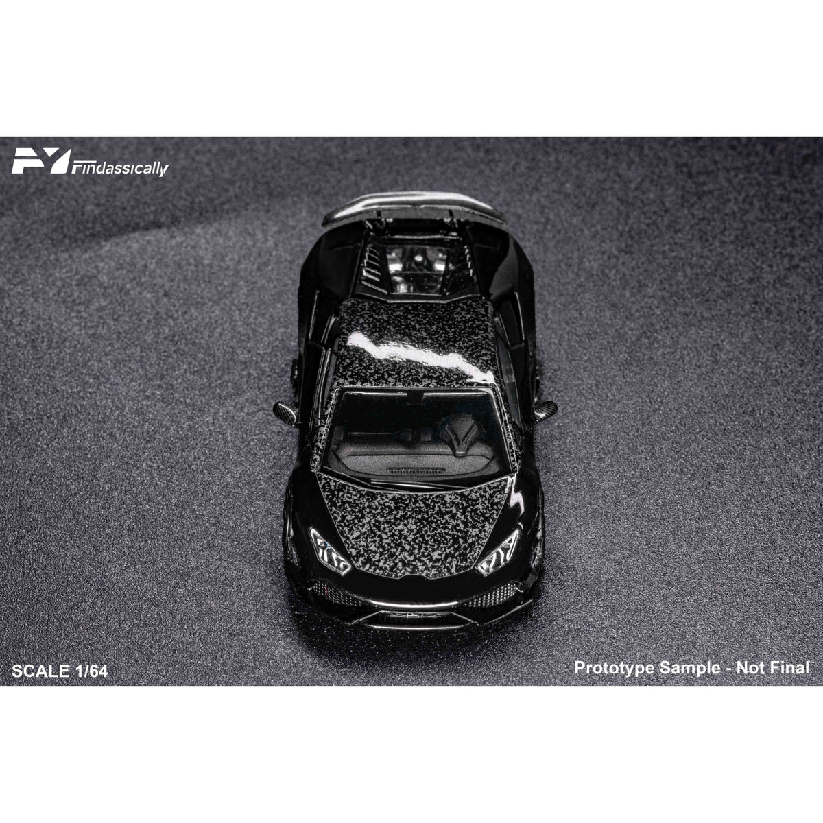FineClassically - Pre-Order - Huracan LP610-4, Black Carbon - FC64-LP610-BLK