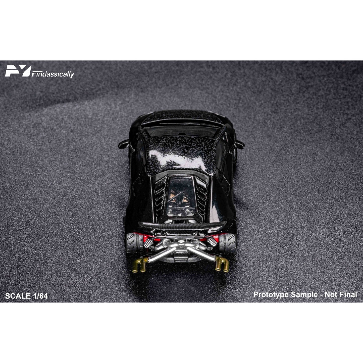 FineClassically - Pre-Order - Huracan LP610-4, Black Carbon - FC64-LP610-BLK