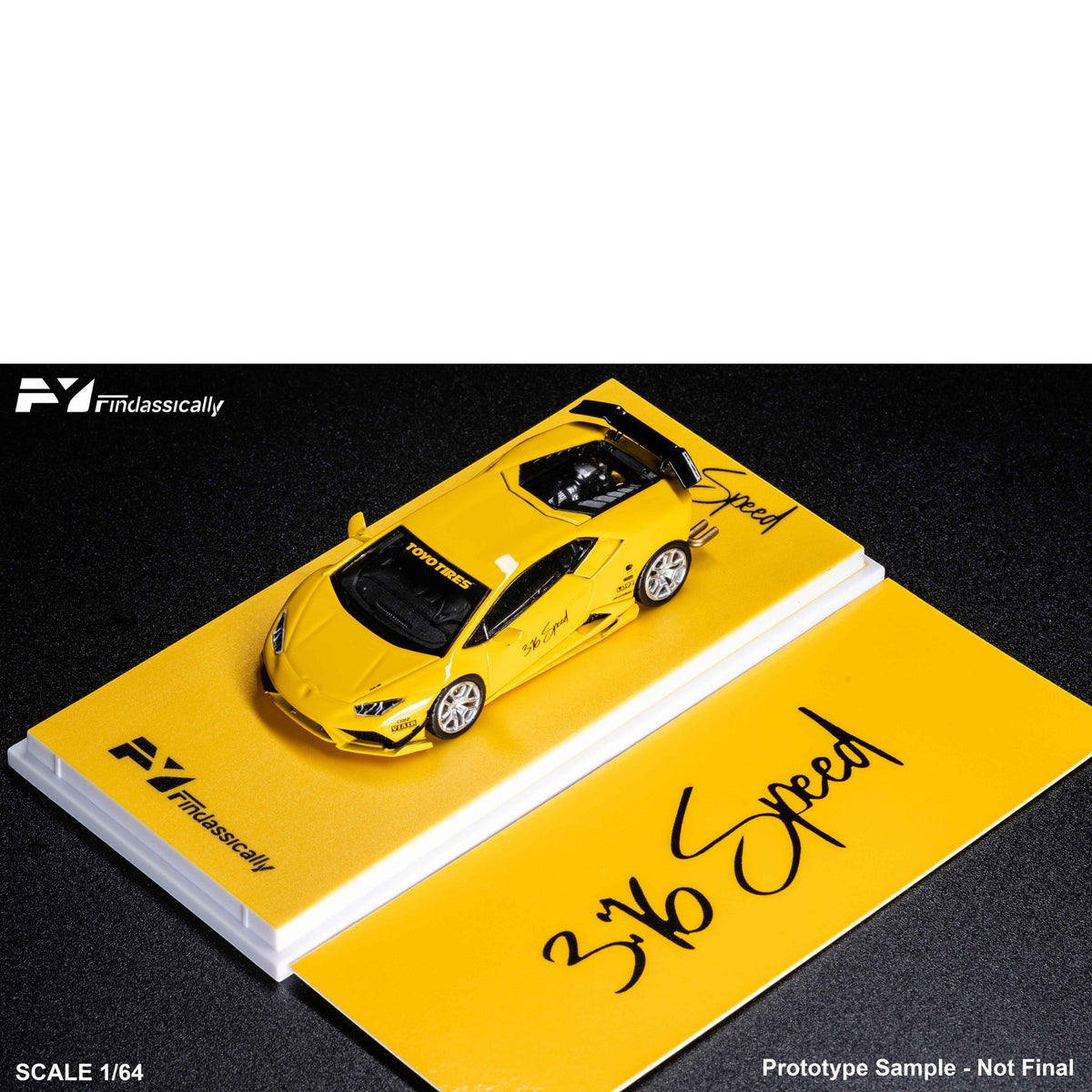 FineClassically - Pre-Order - Huracan LP610-4, Yellow 316 - FC64-LP610-YLW
