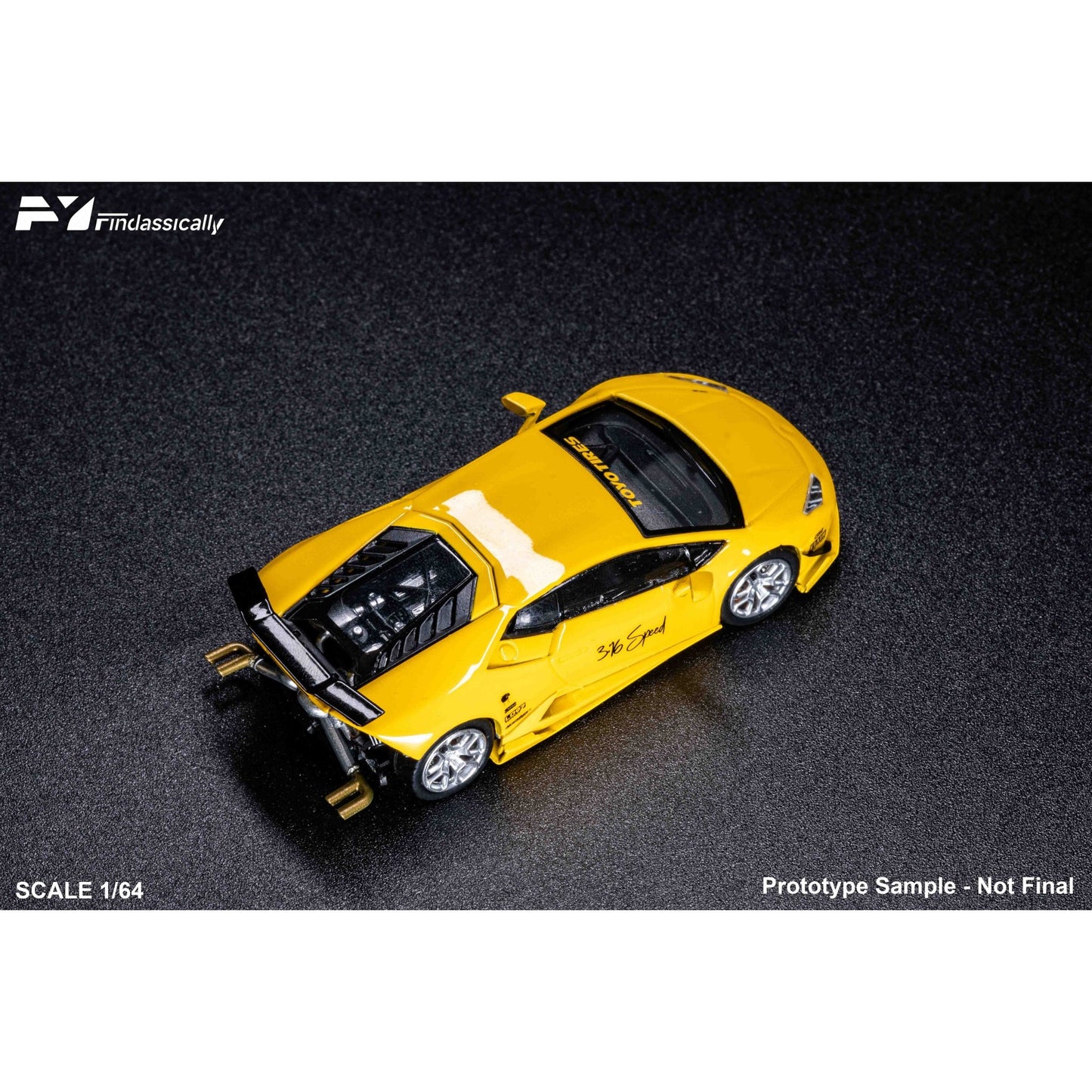 FineClassically - Pre-Order - Huracan LP610-4, Yellow 316 - FC64-LP610-YLW
