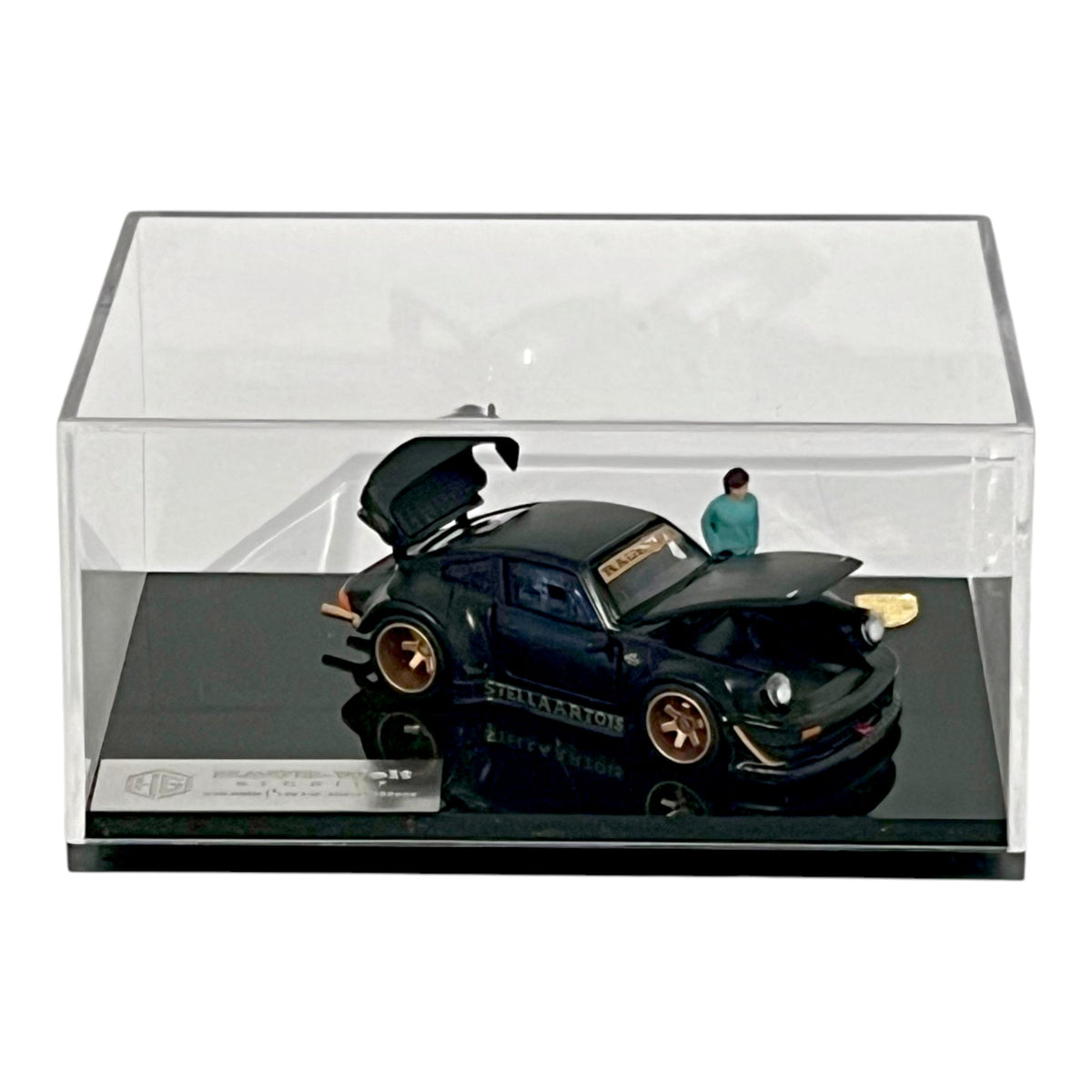HG64 x FG Model - RWB930 GT Wing - matte black with Figure - HG6426102