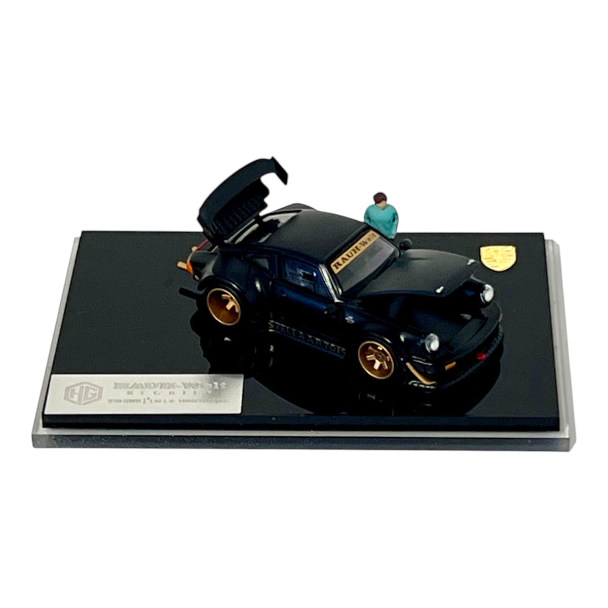 HG64 x FG Model - RWB930 GT Wing - matte black with Figure - HG6426102
