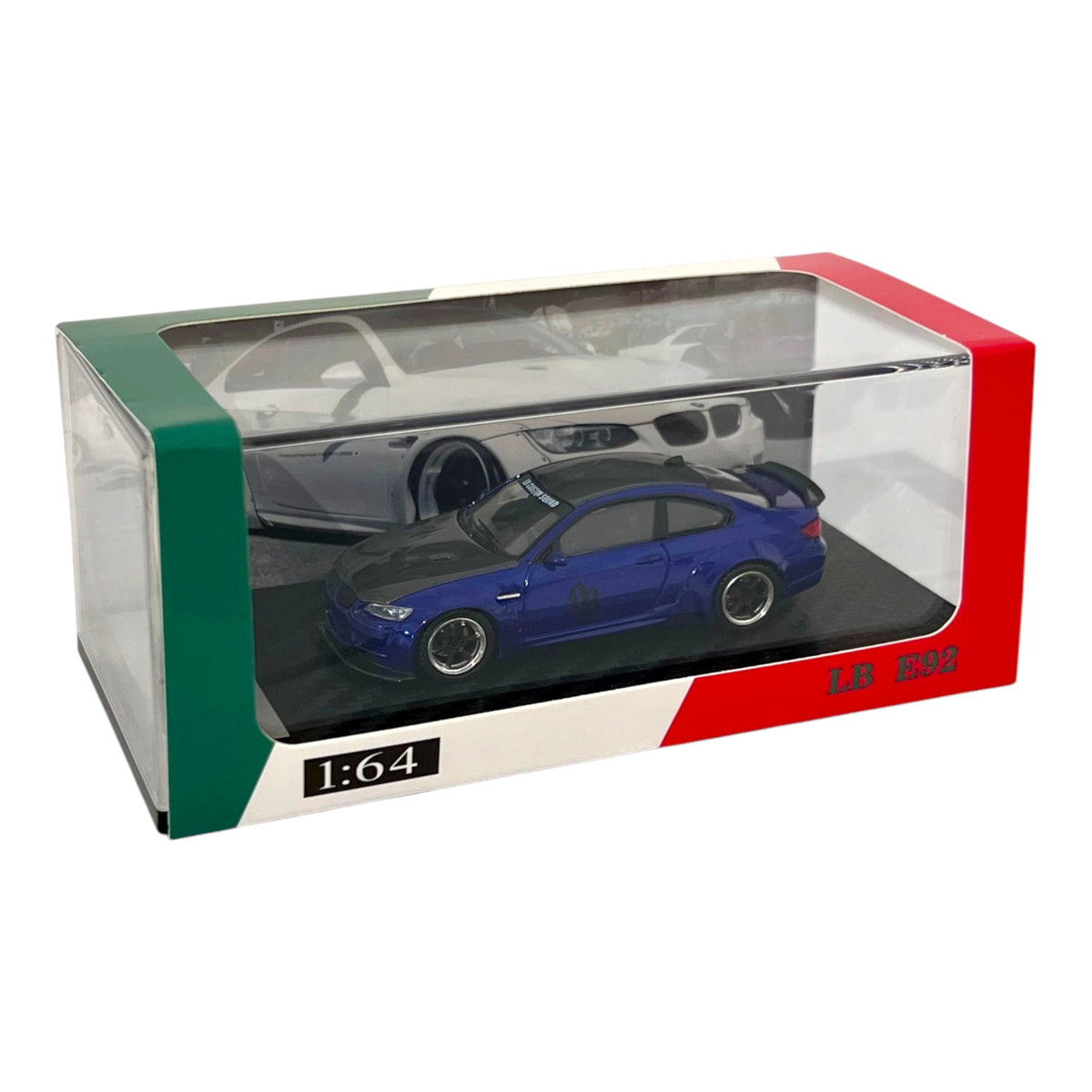 Fine Model - M3 E92 Liberty Walk, Metallic Blue - FM64-M3-LB-BLU