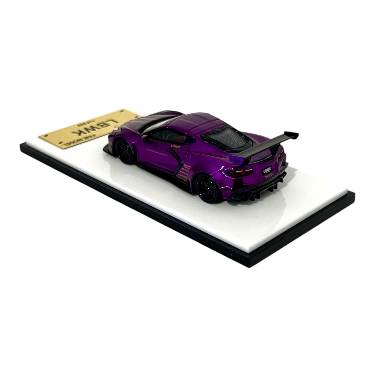 Fine Model - Corvette C8 Liberty Walk Wide Boday, Metallic purple - FN64-C8-PUR