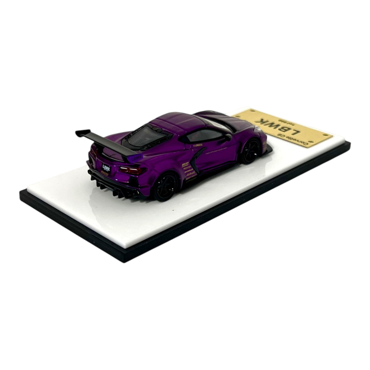 Fine Model - Corvette C8 Liberty Walk Wide Boday, Metallic purple - FN64-C8-PUR